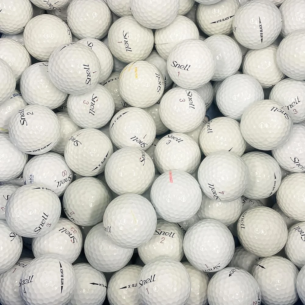 Mulligan - 100 Snell Mix AAA Recycled Used Golf Balls, White