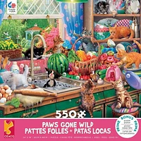 Ceaco Paws Gone Wild 550 Piece Puzzle