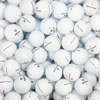 Mulligan - 50 Wilson Staff Duo AAA Recycled Used Golf Balls, White