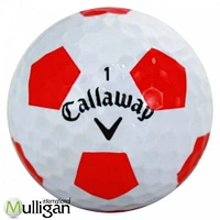 Mulligan - 12 Callaway Chrome Soft Truvis x Logo Rouge 5A Recycled Used Golf Balls, Multi