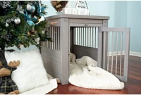 New Age Habitat n Home InnPlace Crate With Metal Spindles