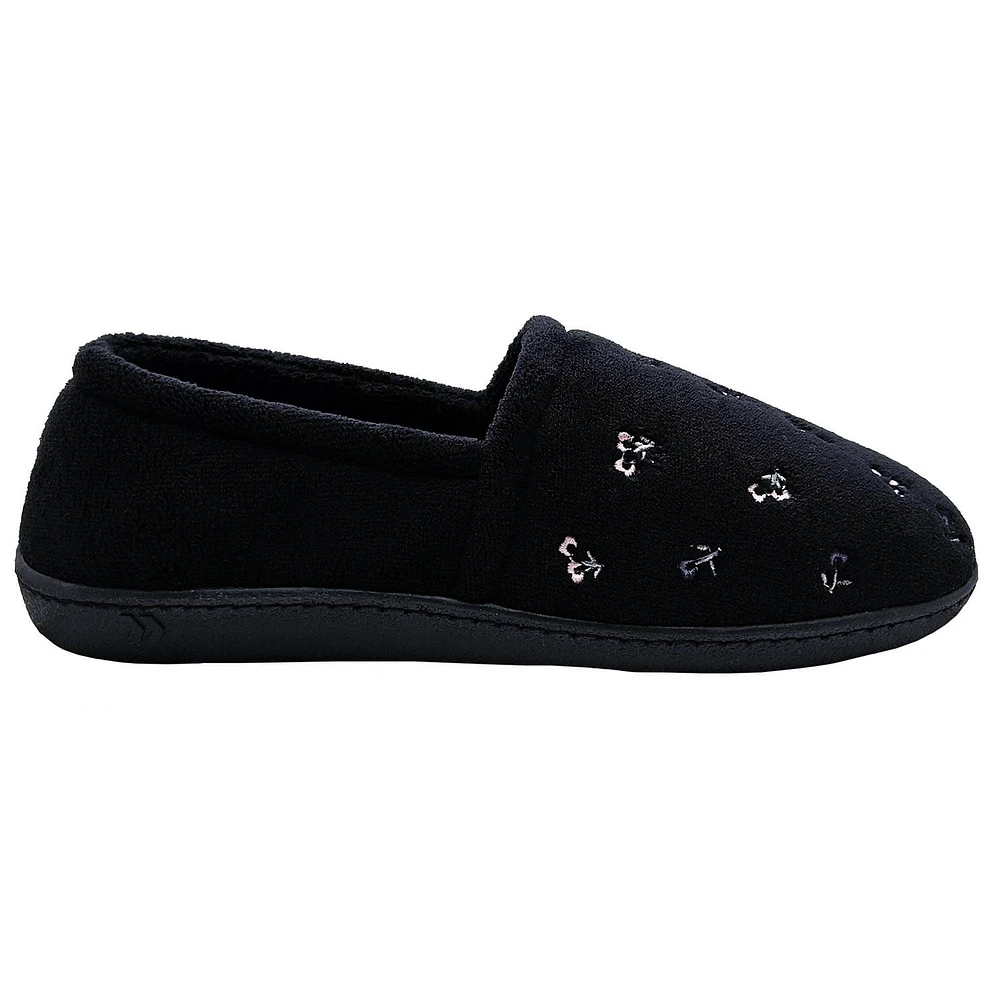 Isotoner® Women's Annie Embroidered Microterry Espadrille Slippers, Isotoner® Women's Annie