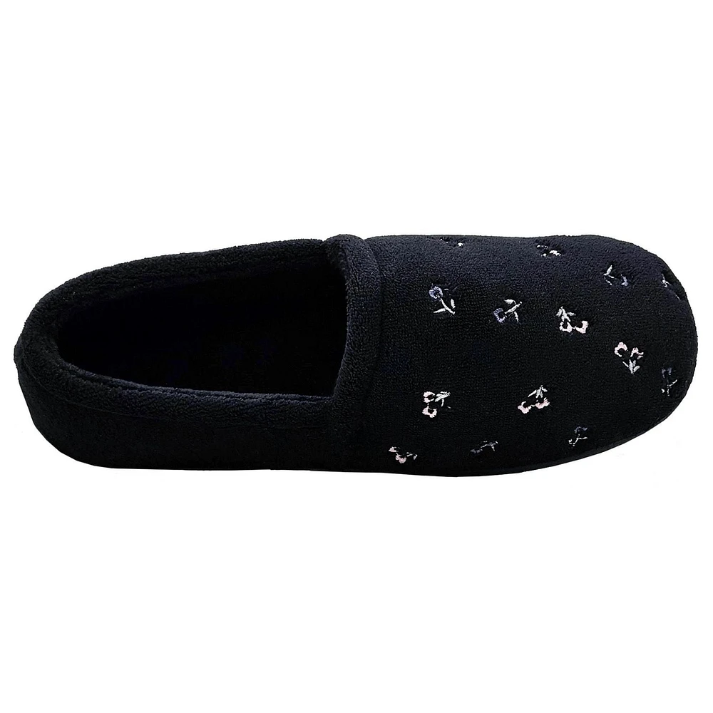Isotoner® Women's Annie Embroidered Microterry Espadrille Slippers, Isotoner® Women's Annie
