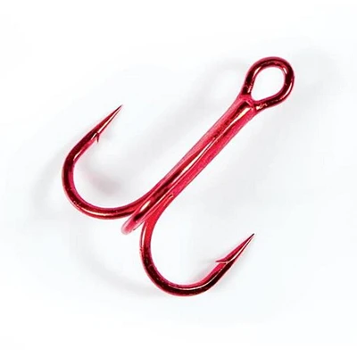 Gamakatsu Treble 23 Magic Eye, 2x Strong, Round Bend Size #3/0, Red