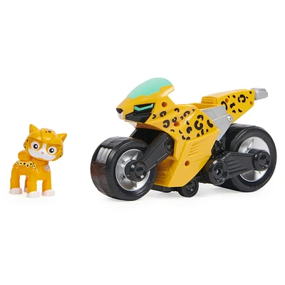 PAW Patrol, Cat Pack, Wild Cat’s Transforming Toy Motorcycle with Collectible Action Figure, Kids Toys for Ages 3 and up