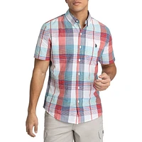 U.S. Polo Assn. Chemise Boutonnée à Manches Courtes Pour Hommes
