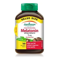 Jamieson Mélatonine 5 mg – Format économique 160 comprimés