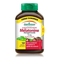 Jamieson Mélatonine 5 mg – Format économique 160 comprimés