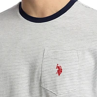 U.S. Polo Assn. Men's Short Sleeve Striped Tee, Tee