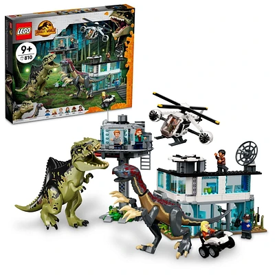 LEGO Jurassic World Giganotosaurus & Therizinosaurus Attack 76949 Ensamble de construction (810 pièces)