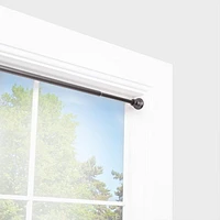 Lunar Fast Fit Nicholas 5/8" Diameter Complete Blackout No Tools Tension Window Curtain Rod, Adjustable Length, Available in Multiple Colors