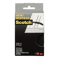 Scotch™ 19 mm x 3.6 m (0.75 in x 12 ft) Bundling Wrap, Black