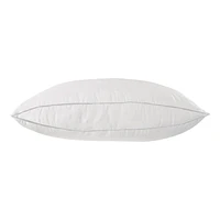 Sealy Medium Support Stomach and Back Sleeper Cotton Cover Machine Washable Bed Pillow 2 Pack