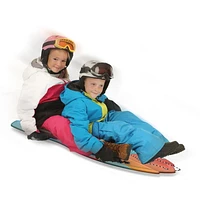 Rydr 50 inch, 2 person 3D molded snow sled (Orange/Blue)