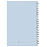 2024 Weekly Monthly Planner, 5x8, Blue Sky, Solid Morning Blue