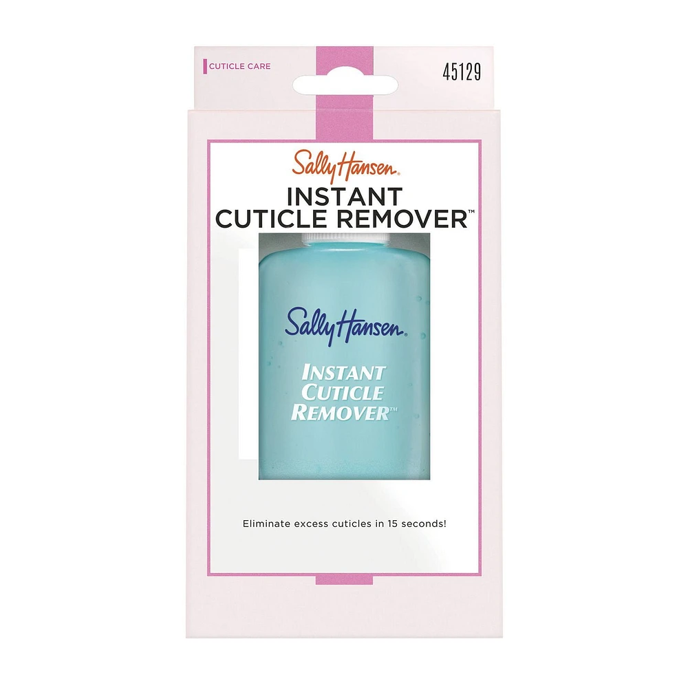 Sally Hansen Instant Cuticle Remover™, formule gel à base de camomille et d'aloès, dissout les cuticules, peut être utilisé pour les callosités Elimine les cuticules