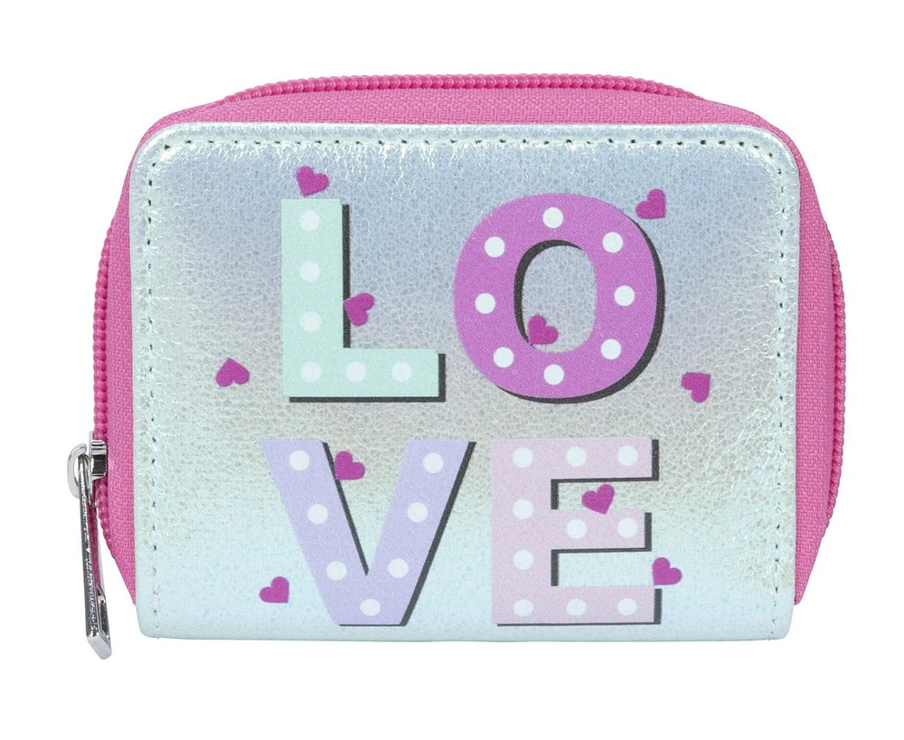 Love Zip Around Cute Wallet