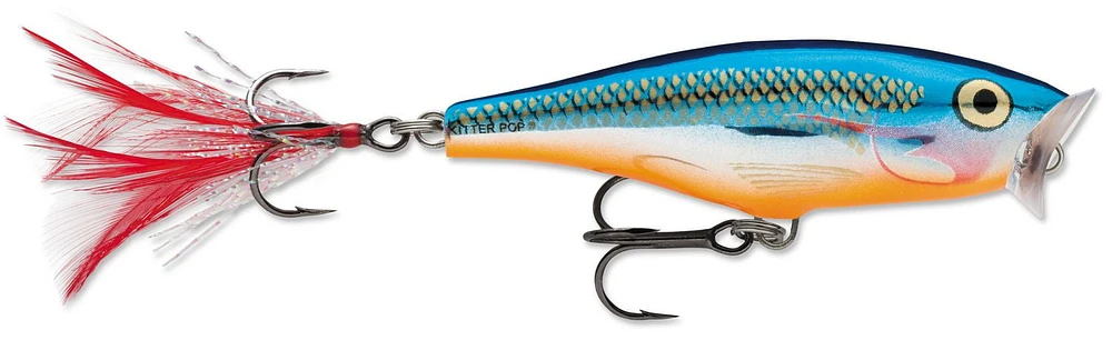 Rapala Skitter Pop 2", Silver Blue