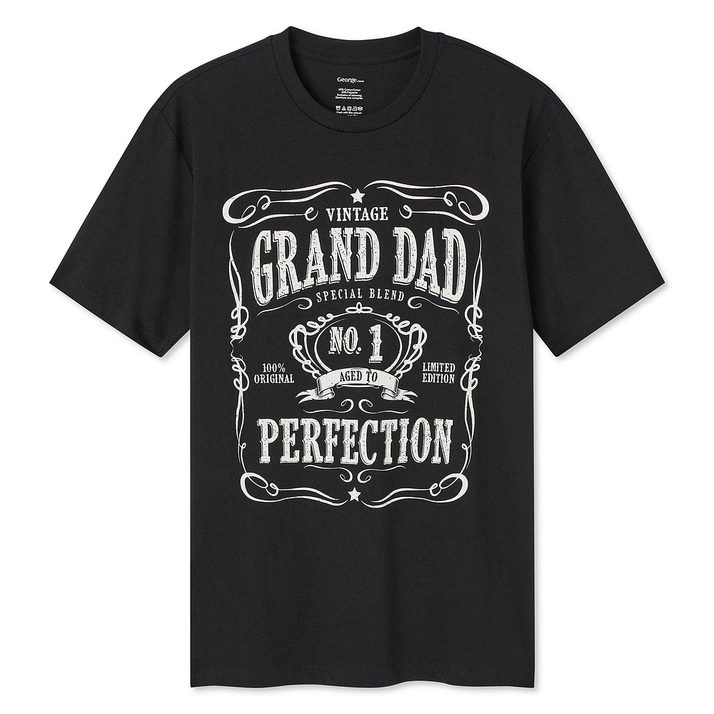 T-shirt à imprimé graphique George pour hommes