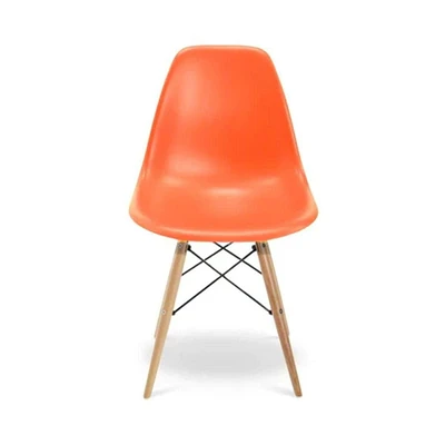 Eiffel Wood Kids Chair in Orange