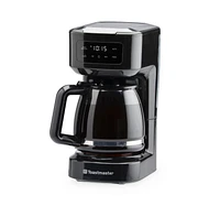 Toastmaster 12-Cup Digital Touchscreen Drip Coffee Maker, Programmable, Black