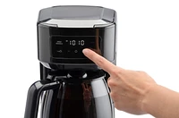 Toastmaster 12-Cup Digital Touchscreen Drip Coffee Maker, Programmable, Black