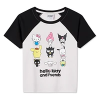 Hello Kitty Women's Raglan Tee