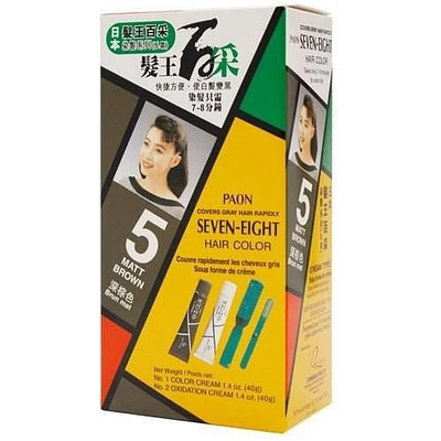 #5 Dark Brown Color with Comb, Hair Colour cream