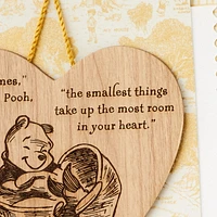 Hallmark Disney Winnie the Pooh Baby Shower Card with Removable Ornament (Pooh and Piglet) Welcome New Baby, Congratulations, Gender Reveal