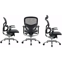 Nicer Furniture Synchro Mechanism Control And Headset Adjustable Office Chair