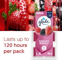 Glade® Wax Melt Air Freshener Refills, Radiant Berries, 6 Melts