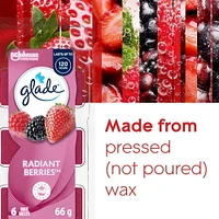 Glade® Wax Melt Air Freshener Refills, Radiant Berries, 6 Melts