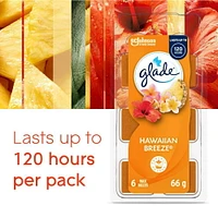 Glade® Wax Melt Air Freshener Refills, Hawaiian Breeze, 6 Melts