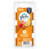 Glade® Wax Melt Air Freshener Refills, Hawaiian Breeze, 6 Melts