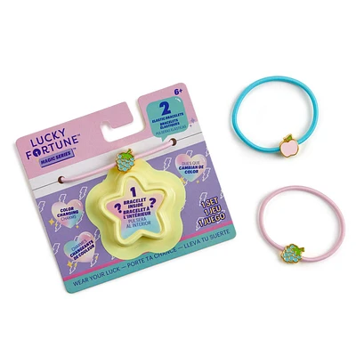 Lucky Fortune Magic Series - Color Change Elastic Bracelet  - 2-pack, Ages 6 and Up!