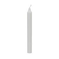 Mainstays 8" Unscented White Column Candles, Pack of 20