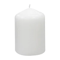 Mainstays Unscented White Pillar Candles, Pack of 3, 2.8"Dia x 4"H