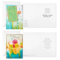 Dayspring Assorted Religious Birthday Cards (Christian Blessings, 12 Cards and Envelopes)