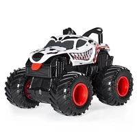 Monster Jam, Official Monster Mutt Dalmatian Rev ‘N Roar Monster Truck, 1:43 Scale