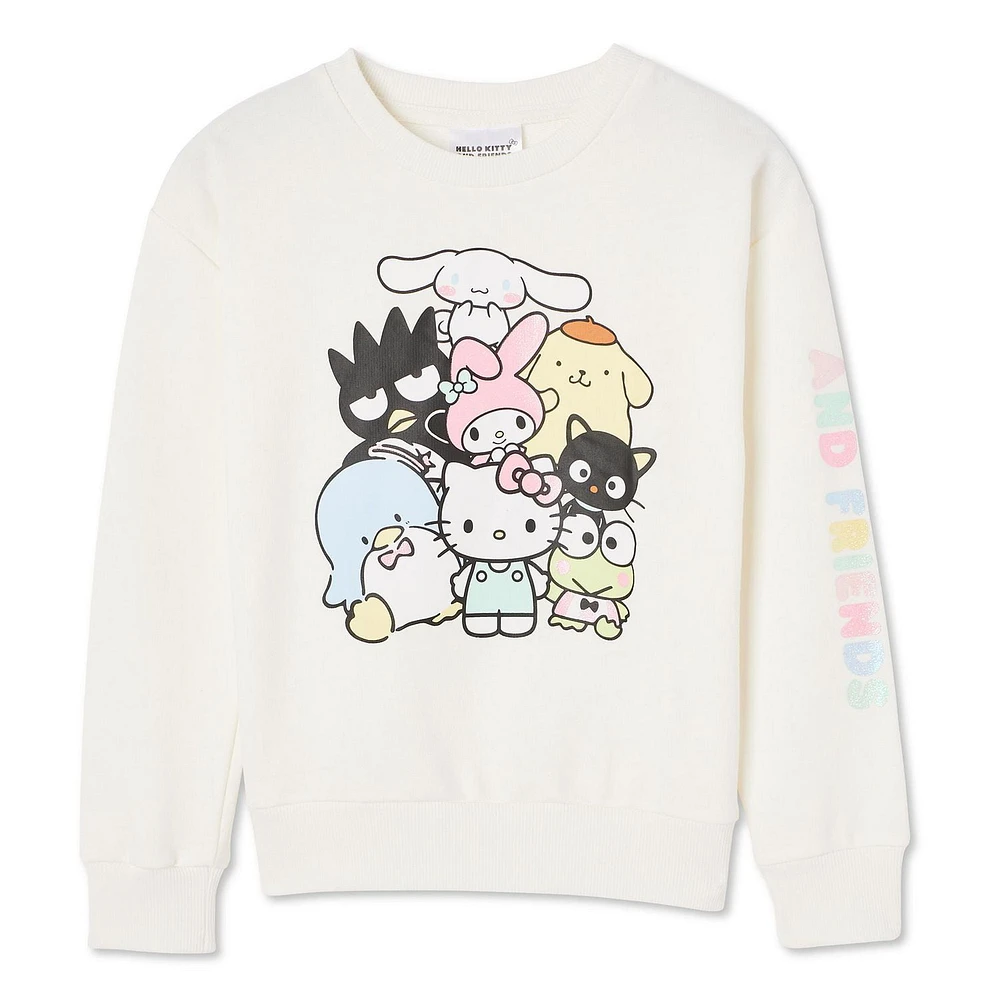 Chandail à manches longues Hello Kitty et ses amis pour filles