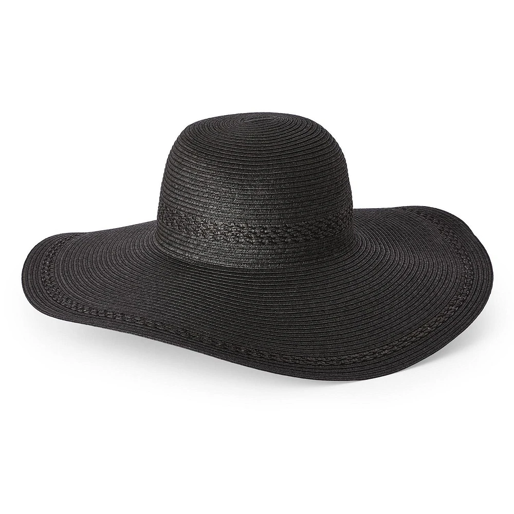 Chapeau souple surdimensionné Time and Tru pour femmes Tailles P-G