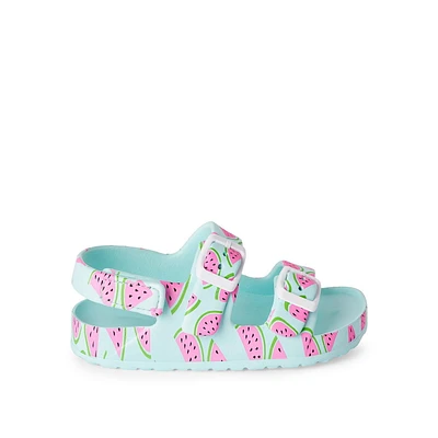 Sandales à double boucle George pour petites filles Pointures larges 5/6-11/12