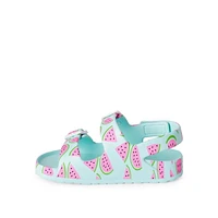 Sandales à double boucle George pour petites filles Pointures larges 5/6-11/12