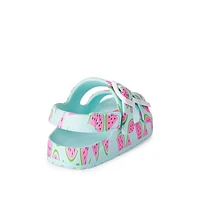 Sandales à double boucle George pour petites filles Pointures larges 5/6-11/12