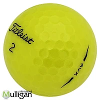 Mulligan - 60 Titleist AVX 4A Recycled Used Golf Balls, Yellow