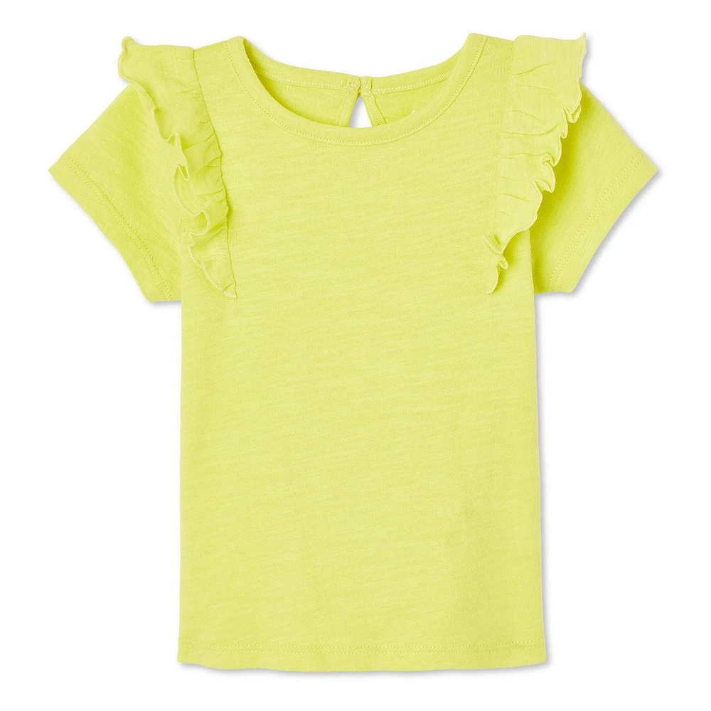 T-shirt à volants George pour bébés filles Tailles 0-24 mois