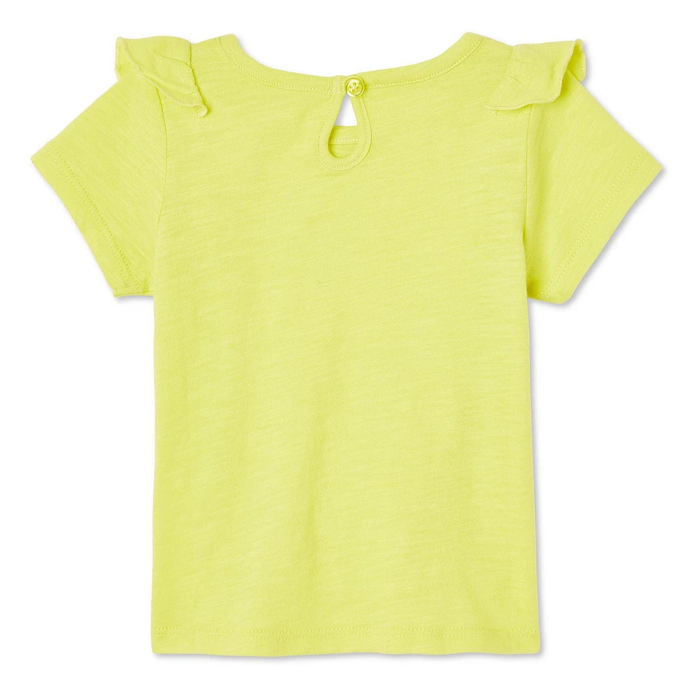 T-shirt à volants George pour bébés filles Tailles 0-24 mois