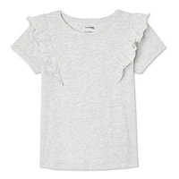 George Toddler Girls' Ruffle Tee, Sizes 2T-5T