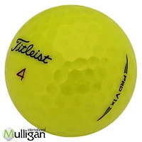 Mulligan - 12 Titleist ProV1x 2021 5A Recycled Used Golf Balls, Yellow