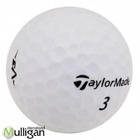 Mulligan - 60 Taylormade V3 5A Recycled Used Golf Balls, White